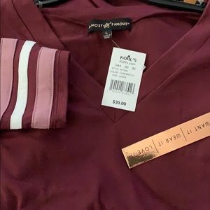Juniors Almost Famous Striped Dress
